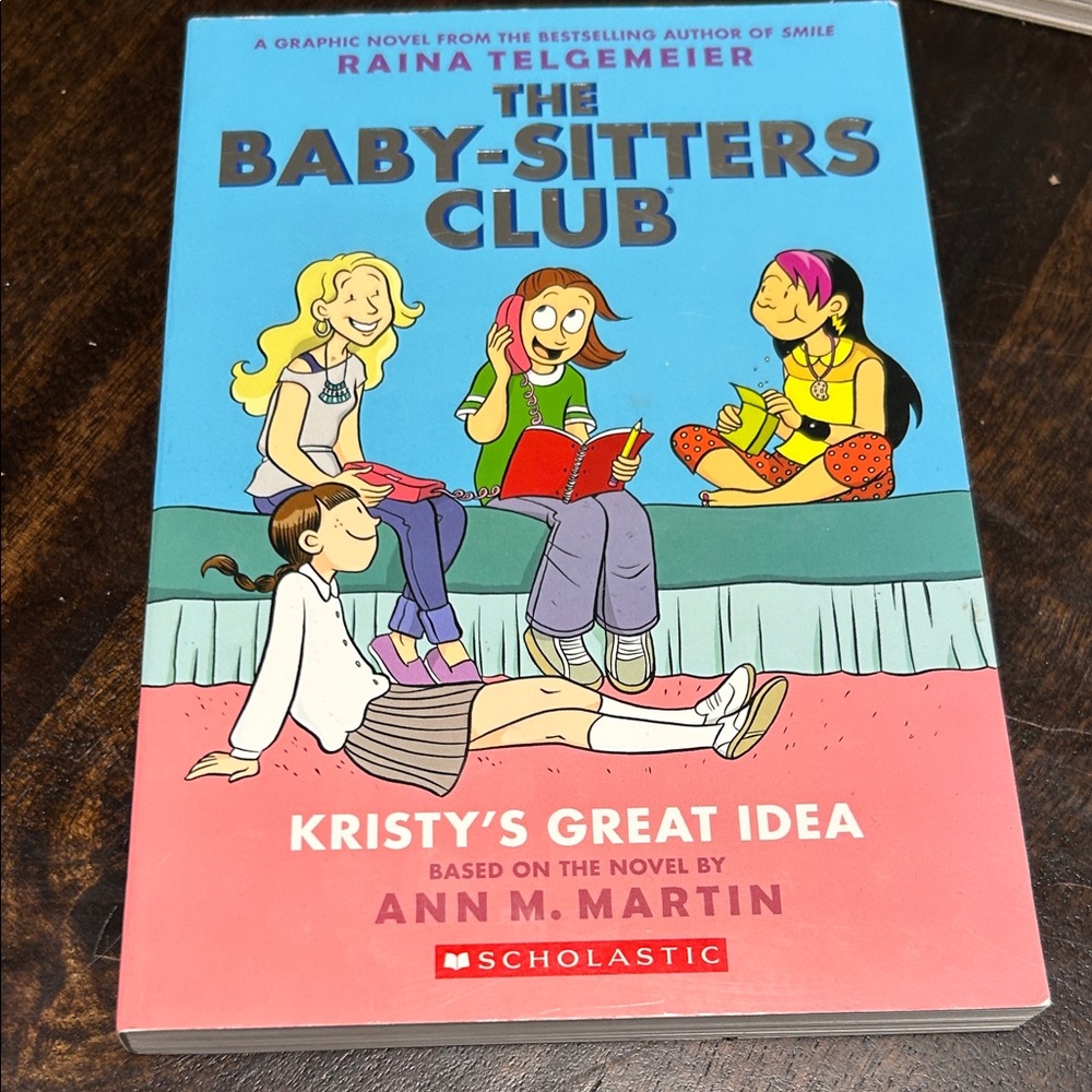 Scholastic The Baby-Sitters Club Graphic Novel - Pink and Blue Cover